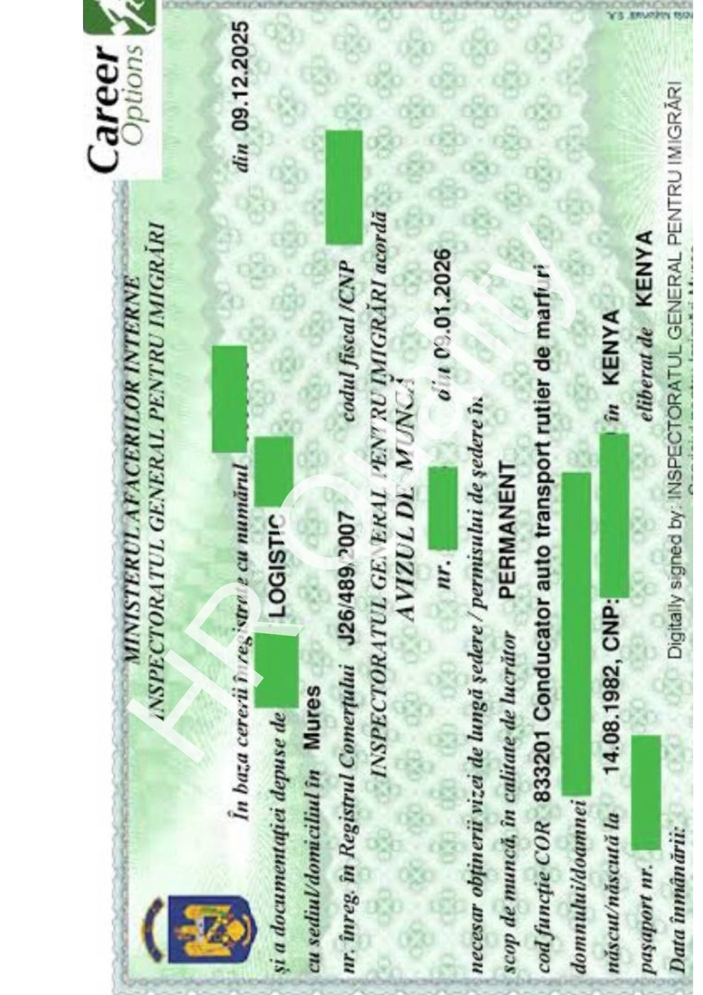 HR TRABAJO employment opportunity